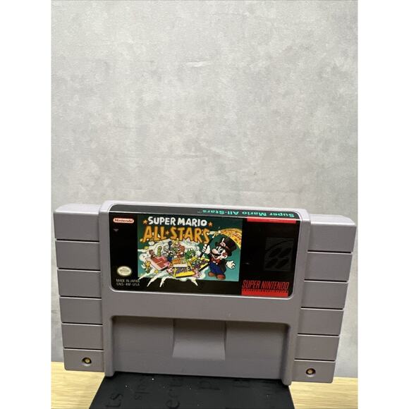 Super Nintendo SNES, 1992 Super Mario All-Stars Authentic Tested - Picture 2 of 5